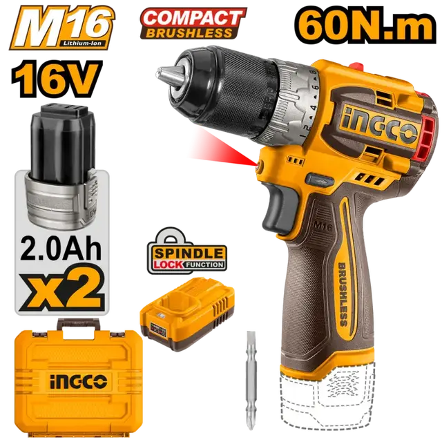  Compact Brushless Cordless Drill