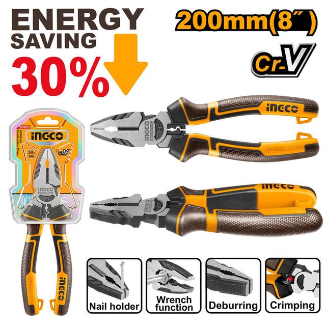 High leverage combination pliers