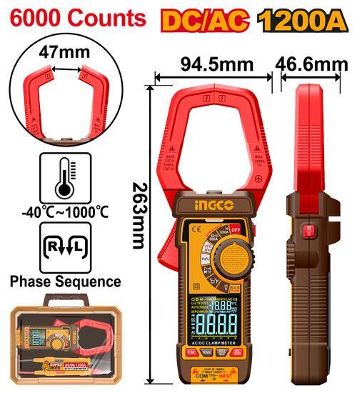 DC/AC clamp meter