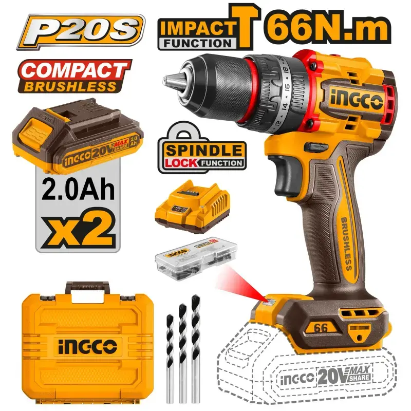 Compact Brushless Cordless Drill