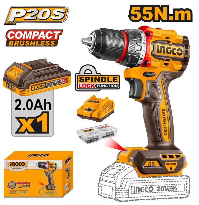 Compact Brushless Cordless Drill